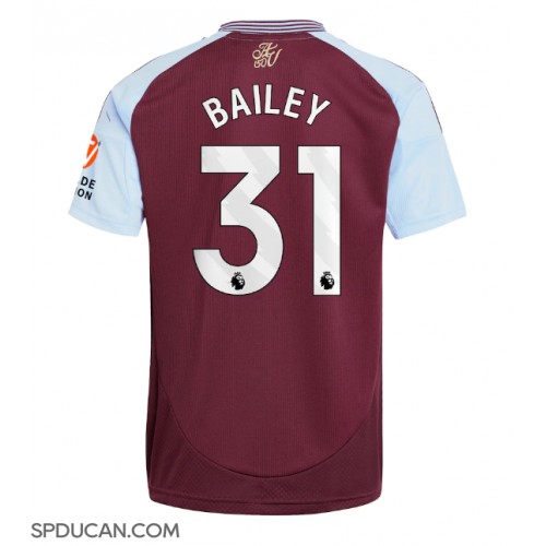 Muški Nogometni Dres Aston Villa Leon Bailey #31 Domaci 2024-25 Kratak Rukav